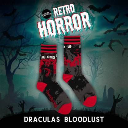 Dracula's Bloodlust Crew Socks