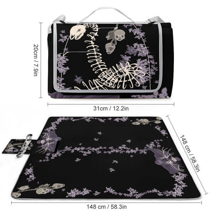 Tomb for Two Square Picnic Mat