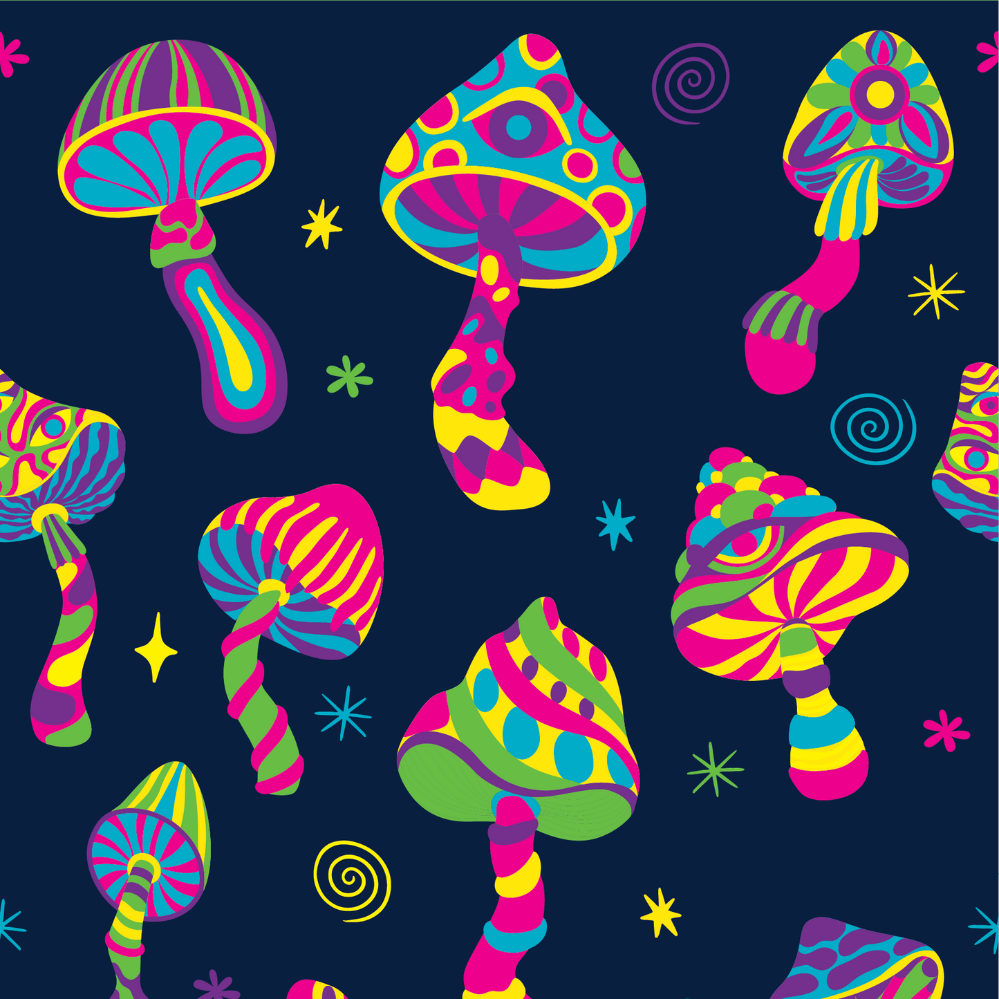 Funky Fungi Crew Socks