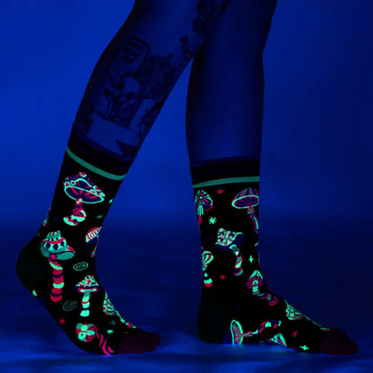 Funky Fungi Crew Socks