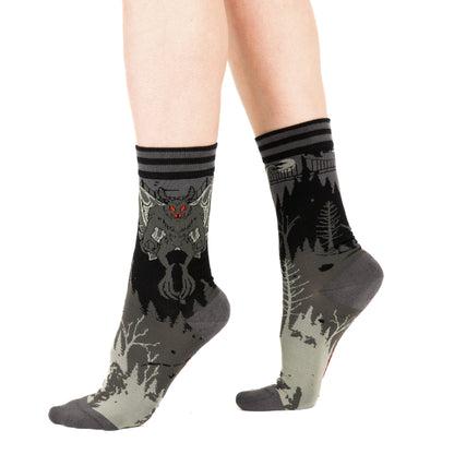 Mothman Crew Socks